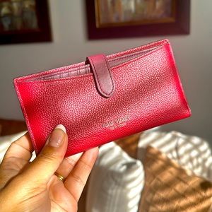 NWT KATE SPADE Zip Code Colorblocked Bifold Wallet